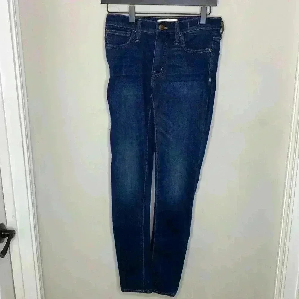 Madewell NWT New 9" Mid Rise Skinny Jeans Denim Womens Size 25